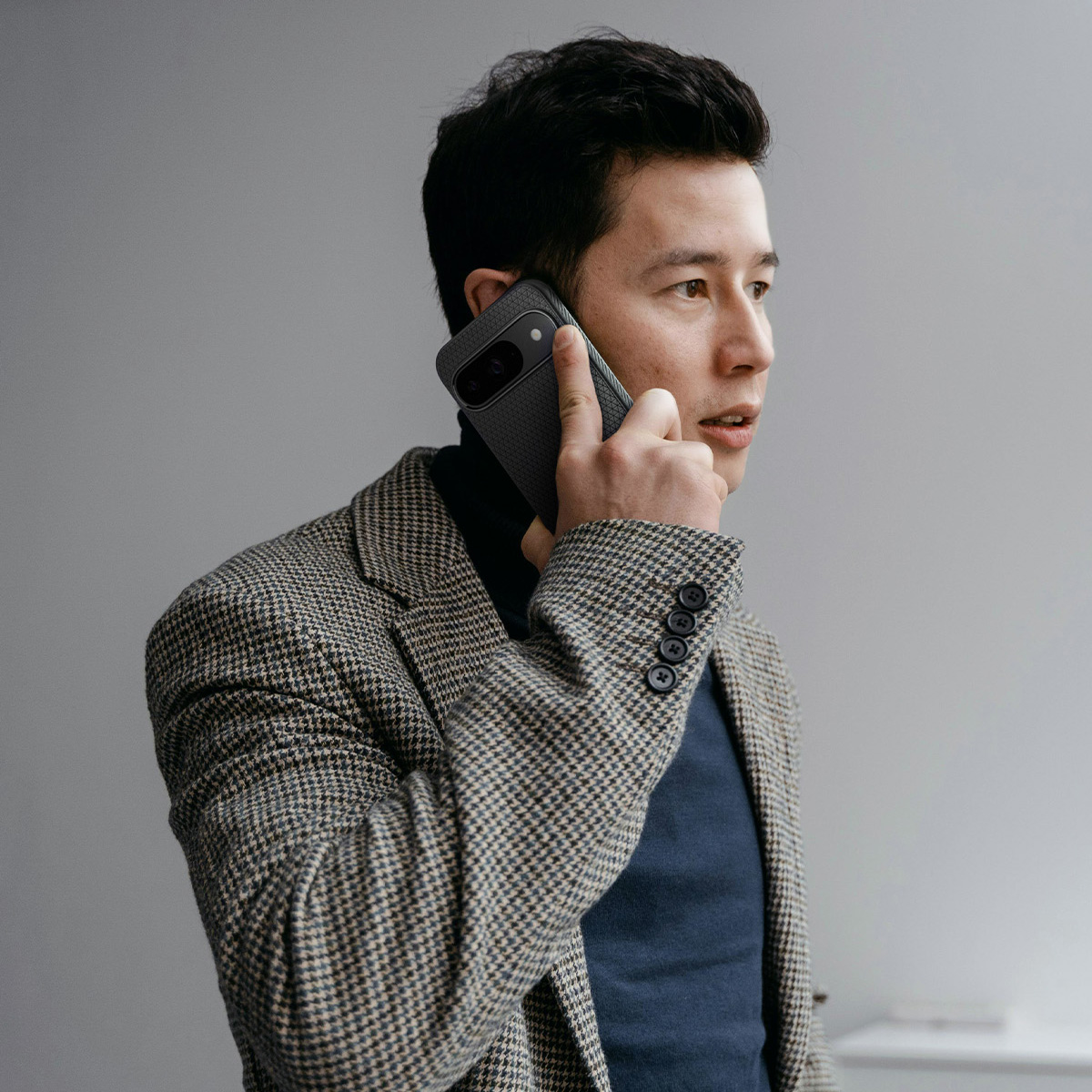 Etui Spigen Liquid Air do Google Pixel 9 / 9 Pro, czarne